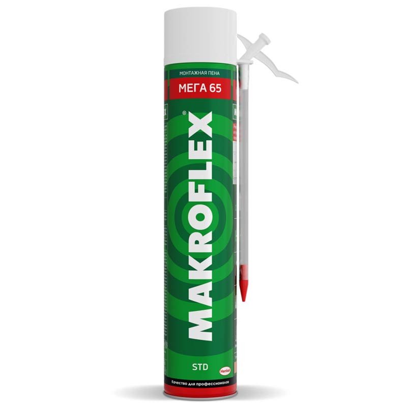 Пена монтажная бытовая «MAKROFLEX Mega 65 STD Летняя» 850 мл