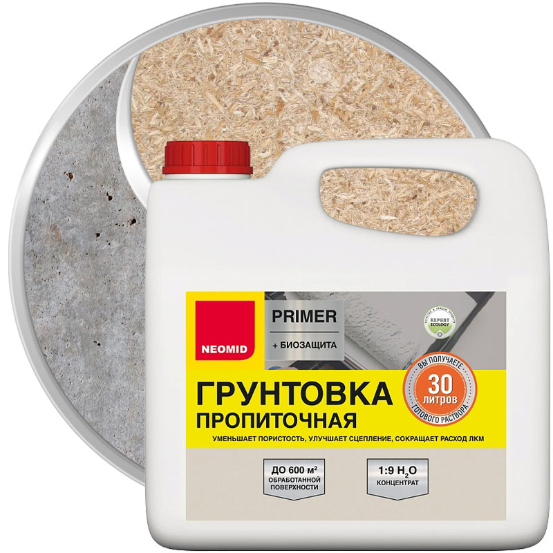 Грунтовка пропиточная «NEOMID Primer» Концентрат 1:9 3 л