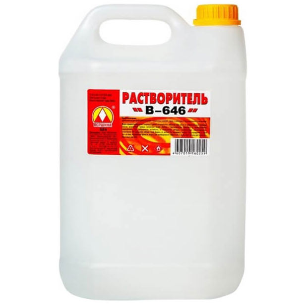 Растворитель 646 ВЕРШИНА 5 л