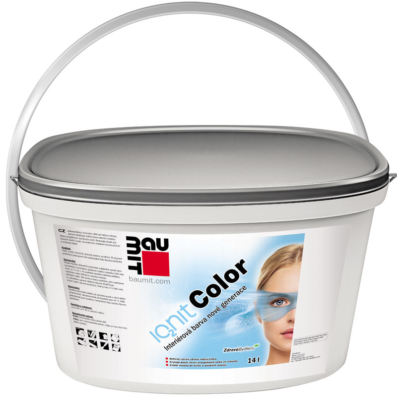 Краска интерьерная «BAUMIT IonitColor Белая матовая» 14 л