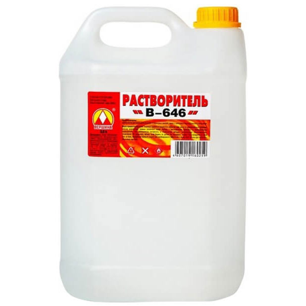 Растворитель 646 ВЕРШИНА 10 л
