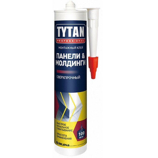 Монтажный клей Панели&Молдинги «Tytan Professional Бежевый» 310 мл Монтажный клей Панели&Молдинги «Tytan Professional Бежевый» 310 мл