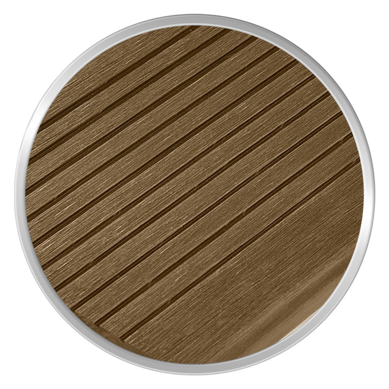 Ступень полнотелая из ДПК UnoDeck Scala Орех широкий вельвет 345x23х4000 мм