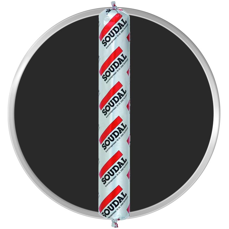 Герметик полиуретановый «SOUDAL Soudaflex 40 FC Черный» 600 мл