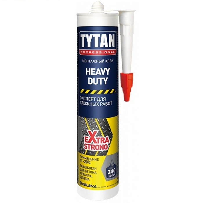 Клей монтажный «Tytan Heavy Duty Бежевый» 310 мл Клей монтажный «Tytan Heavy Duty Бежевый» 310 мл
