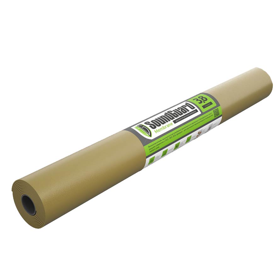 Мембрана звукоизоляционная SoundGuard Membrane 2500x1200x3,8 мм