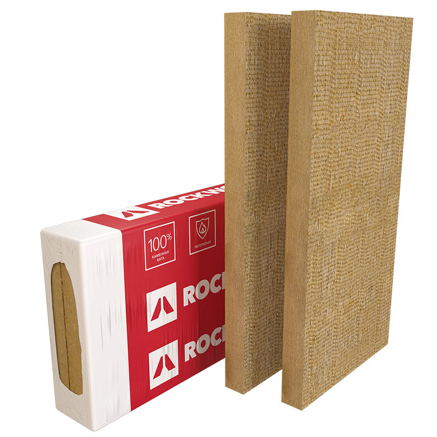 Базальтовая вата ROCKWOOL Фасад Баттс Балкон 1000х600х150 мм (1,2 м2/0,18 м3/2 плиты)