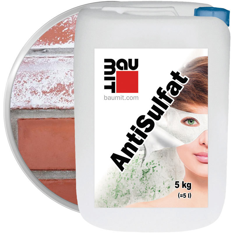 Пропитка антисульфатная для очистки от сульфатов и хлоридов «Baumit AntiSulfat» 5 кг