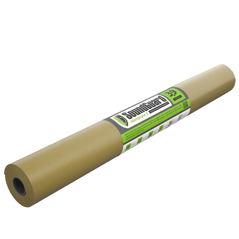 Мембрана звукоизоляционная самоклеящаяся SoundGuard Membrane S 2500x1200x3,9 мм