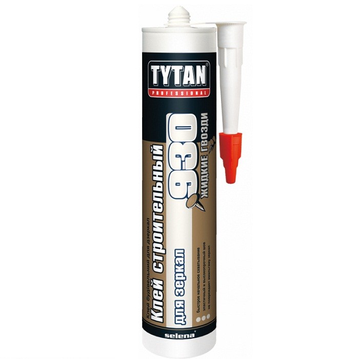 Клей строительный для зеркал «Tytan Professional №930 Бежевый» 380 г